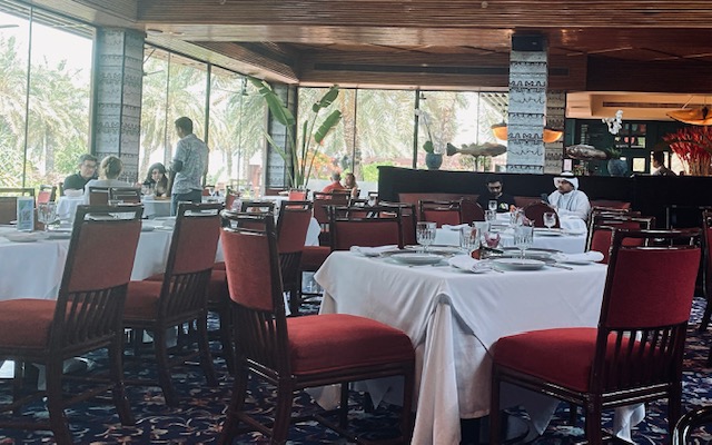 restaurant at the Ritz Bahrain